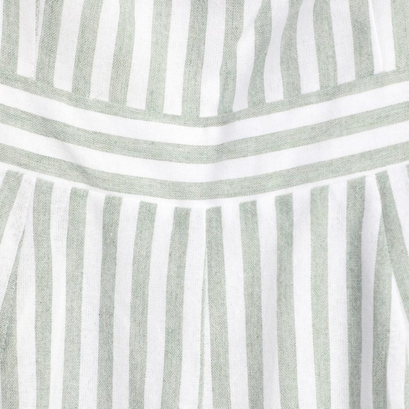 Lulu's White and Green Off-Shoulder Jumpsuit - Picture 6 of 14